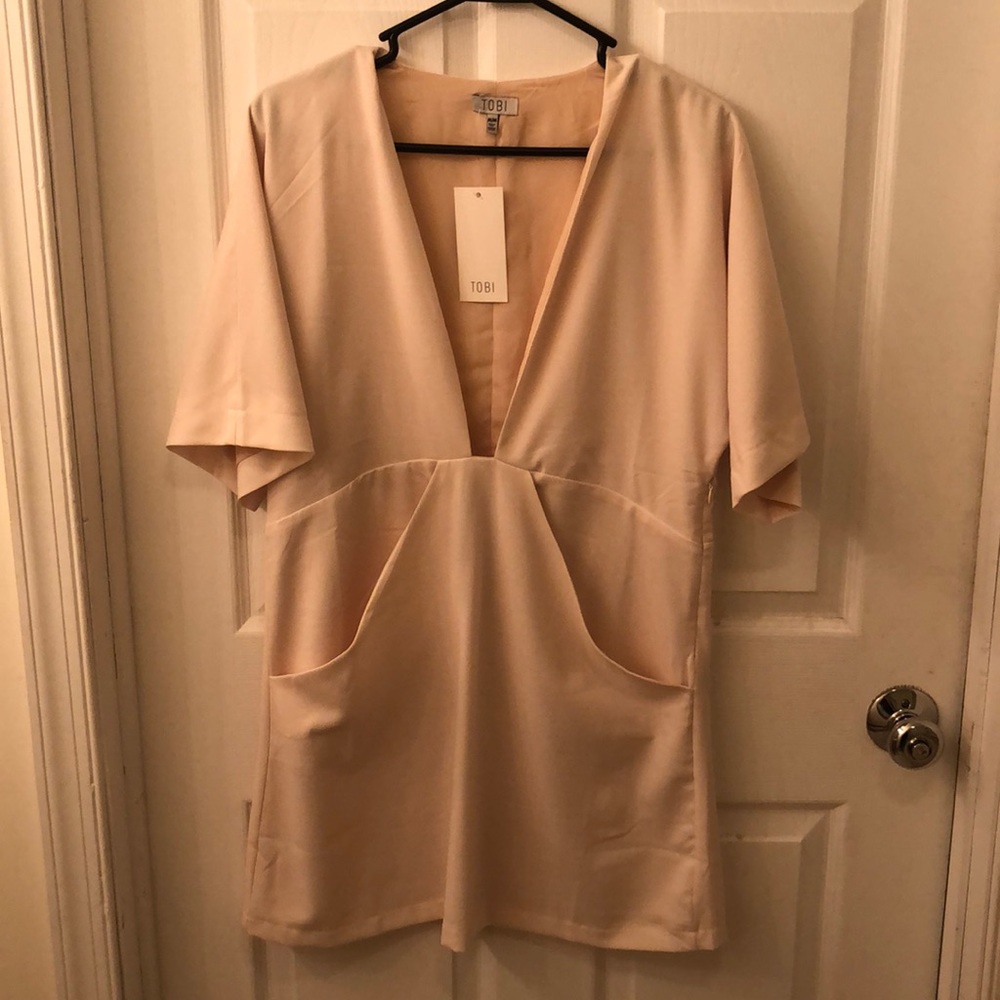 Short sleeve mini dress